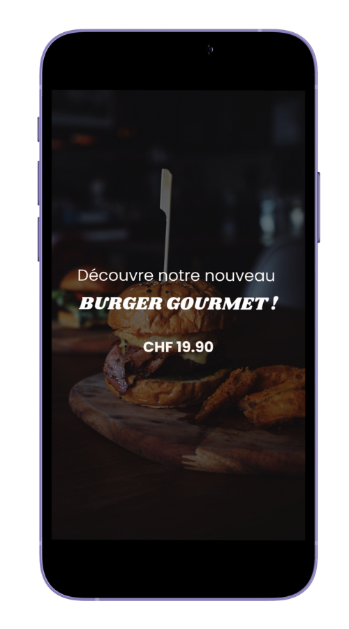 Nouveauté à communiquer en stories Instagram pour restaurant